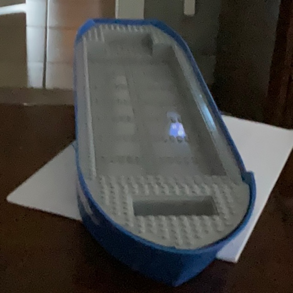 Lego Blue City Lines barge. - Picture 4 of 6